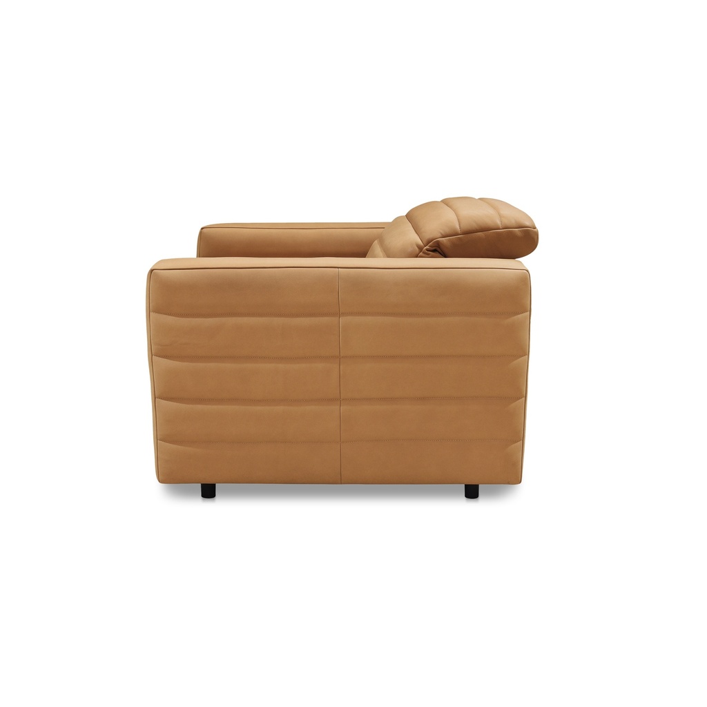 Juno Power Recliner Chair Tan Leather - 3