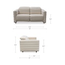Juno Power Recliner Sofa Off White - 7