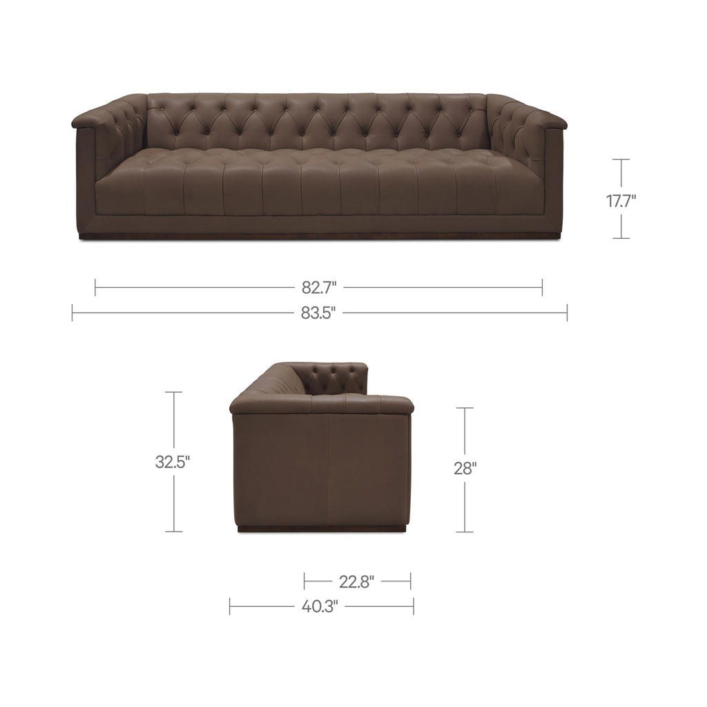Jervis Sofa Cool Brown - 6