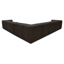 Clove L-Shaped Sectional Deep Brown - 2