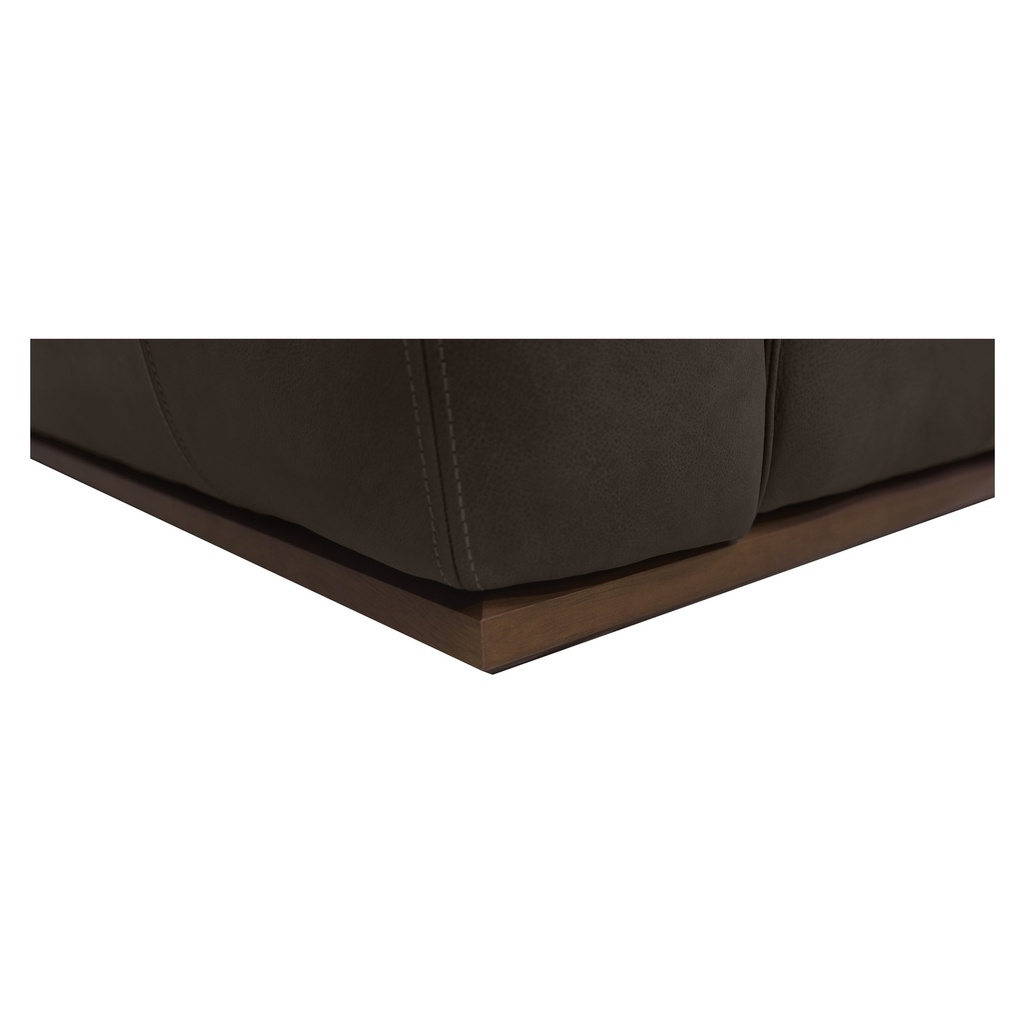 Clove L-Shaped Sectional Deep Brown - 3