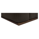 Clove L-Shaped Sectional Deep Brown - 3