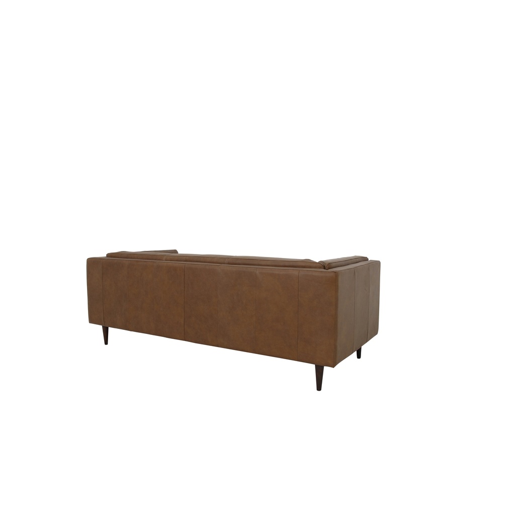 Woods Sofa Brown Leather - 1