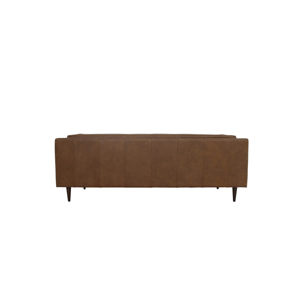 Woods Sofa Brown Leather - 3