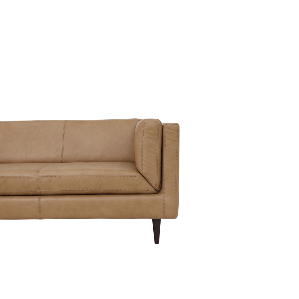 Woods Sofa Tan Leather - 4