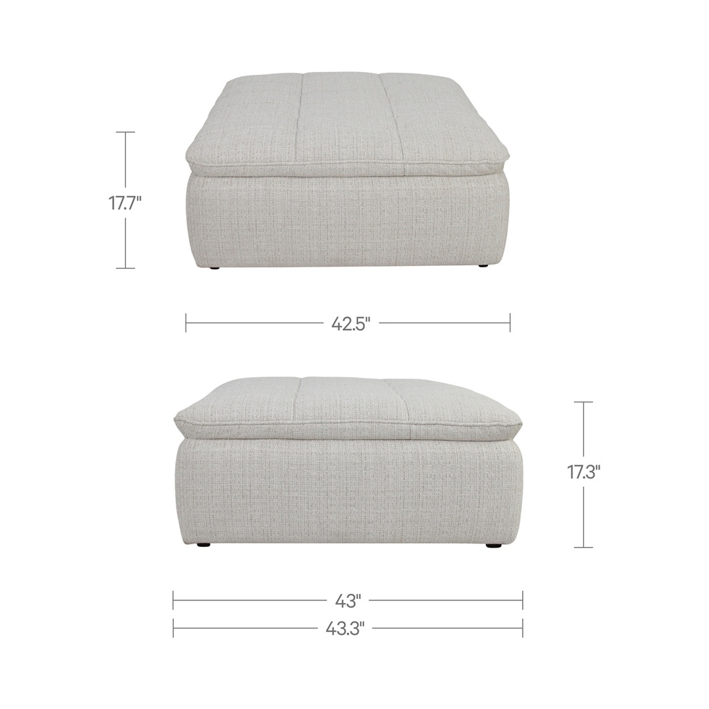 Lino Ottoman Textured Oat - 9