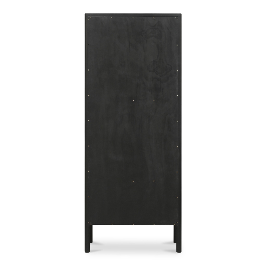 Hannah Tall Cabinet Black - 4