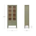 Hannah Tall Cabinet Green - 11