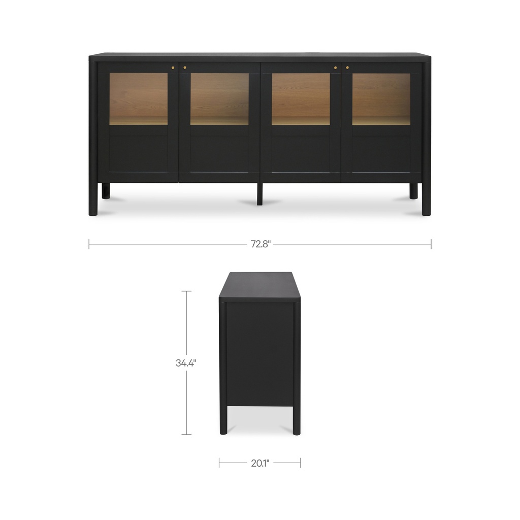 Hannah Sideboard Black - 10