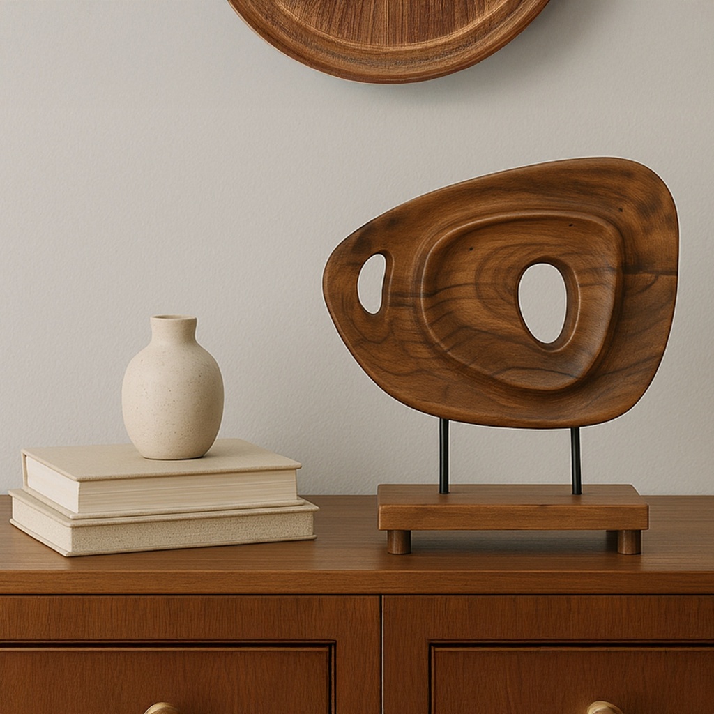 Saddler Sculpture Natural Acacia - 4