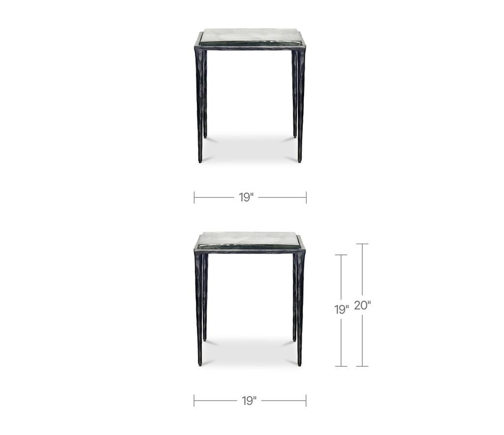 Mari Side Table Clear - 5