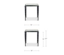 Mari Side Table Clear - 5