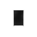 Henry Metal Tall Cabinet Black - 4