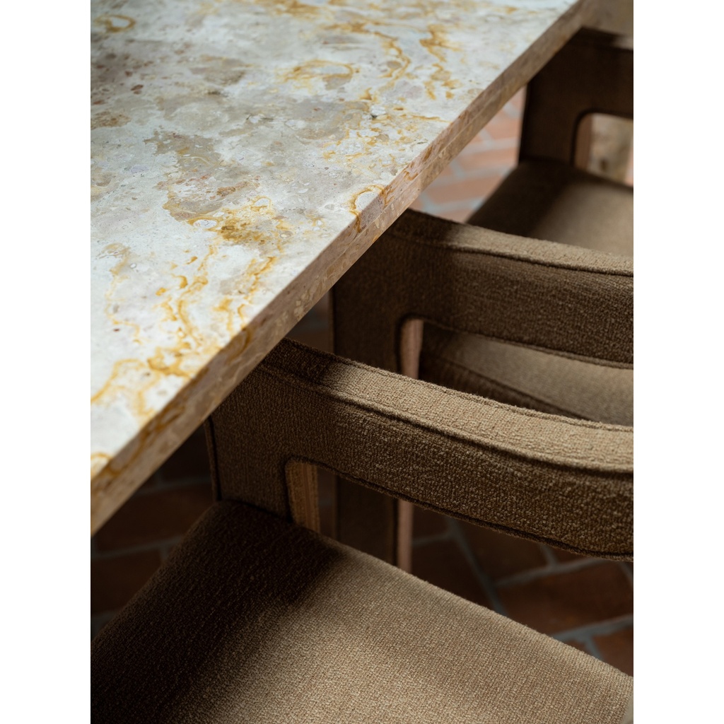 Segment Dining Table Panther Stone Beige - 7