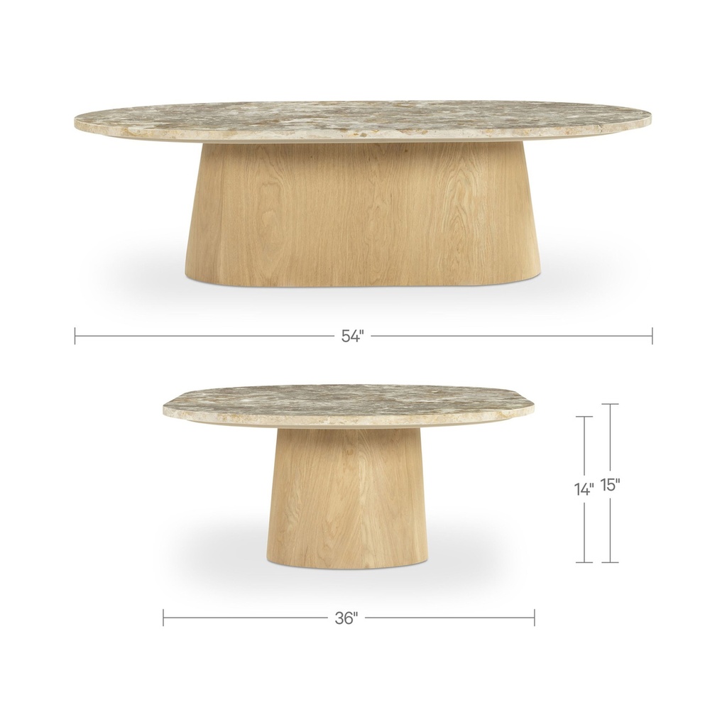 Carly Coffee Table Panther Stone - 10