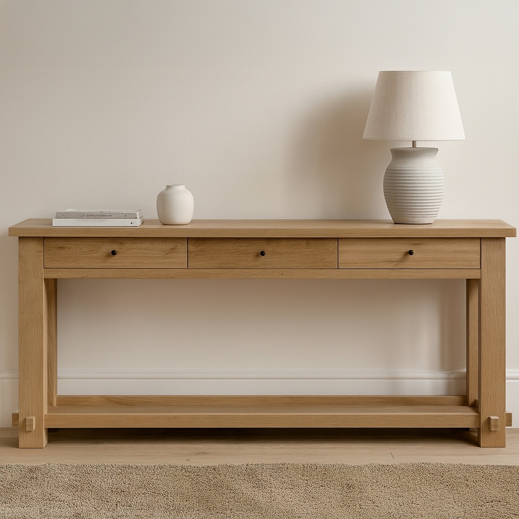 Morey Console Table Natural - 5