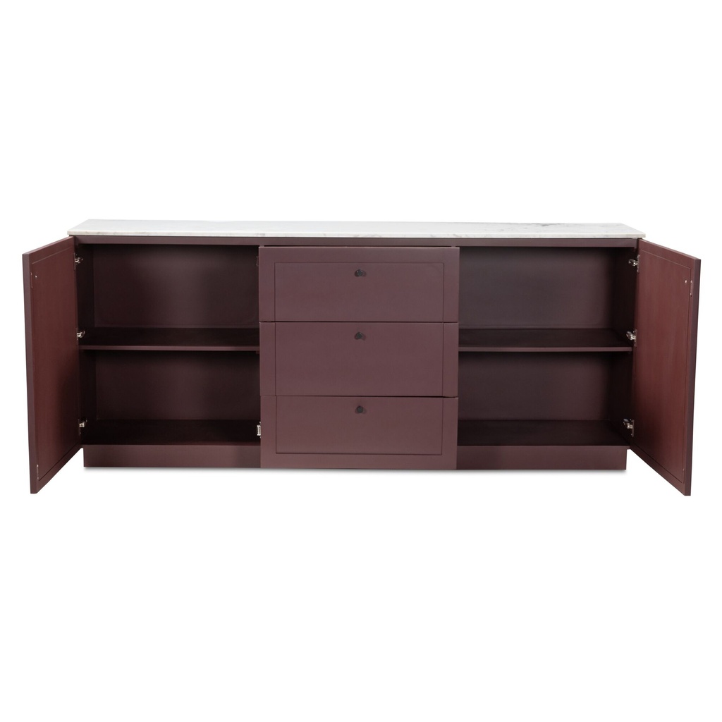 Nadine Sideboard Deep Burgundy - 3