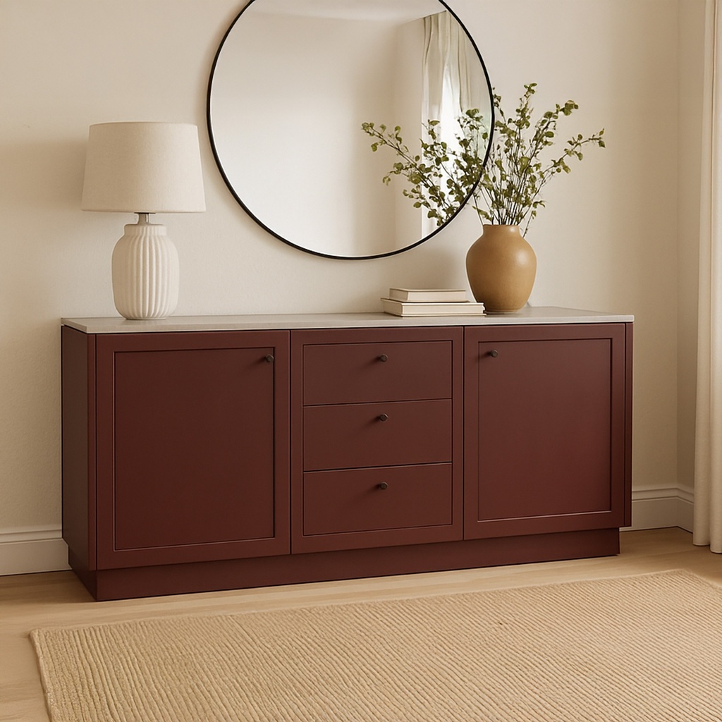 Nadine Sideboard Deep Burgundy - 9
