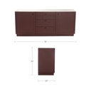 Nadine Sideboard Deep Burgundy - 10