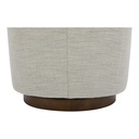 Oscy Swivel Chair Splashed White - 9