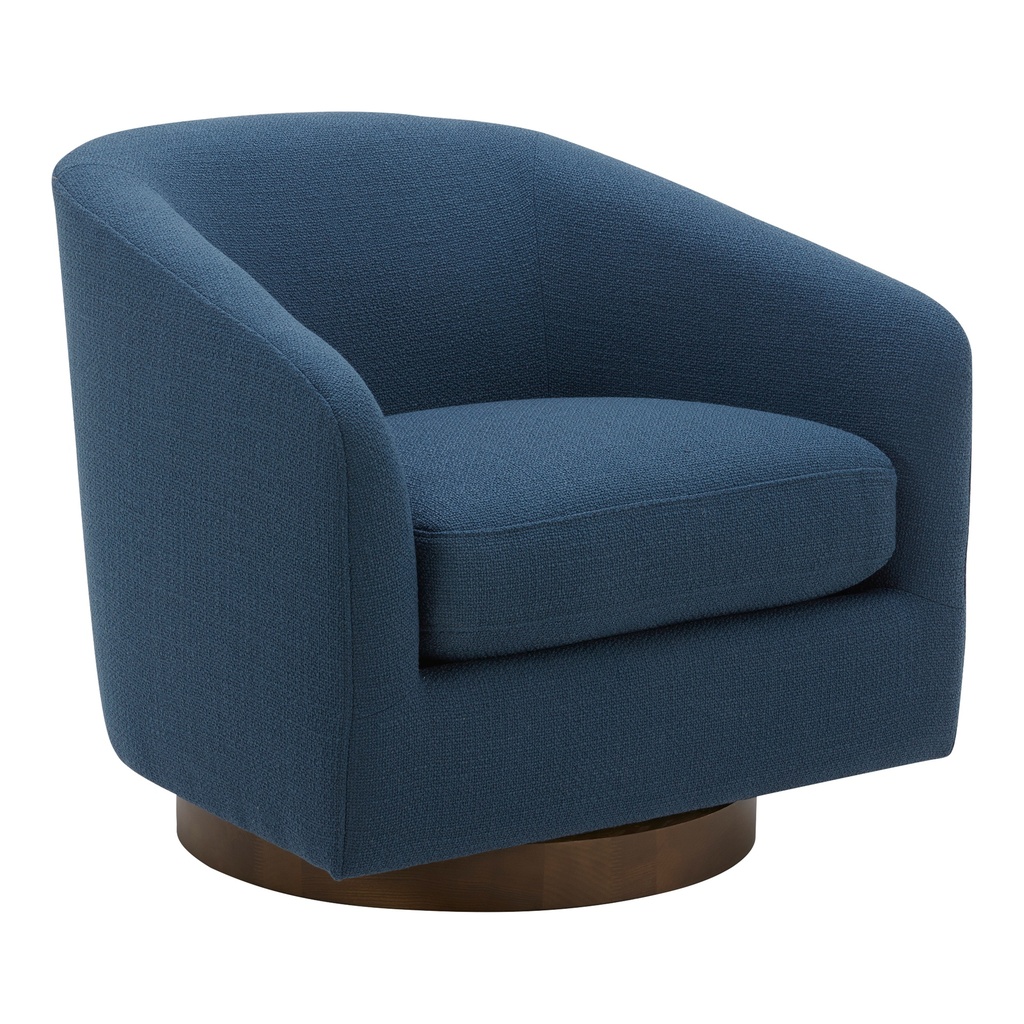 Oscy Swivel Chair Dark Atlantic - 1