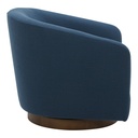 Oscy Swivel Chair Dark Atlantic - 2