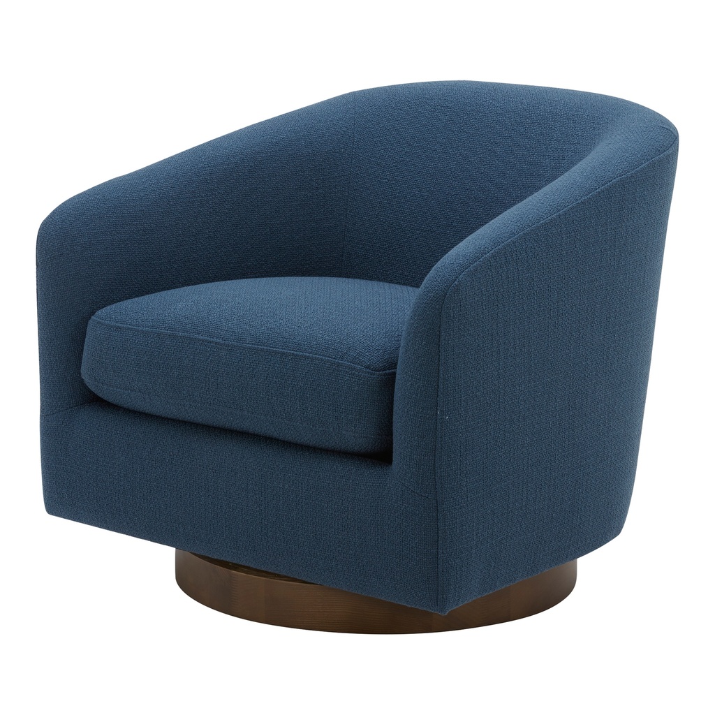 Oscy Swivel Chair Dark Atlantic - 4