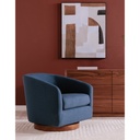 Oscy Swivel Chair Dark Atlantic - 11