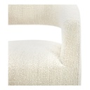 Barrow Rolling Dining Chair White Mist - 6