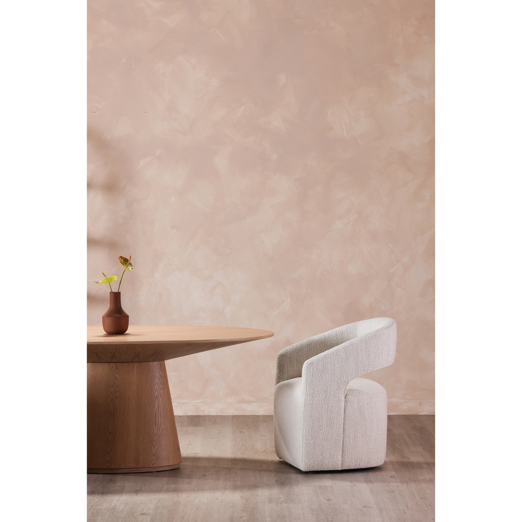 Barrow Rolling Dining Chair White Mist - 11