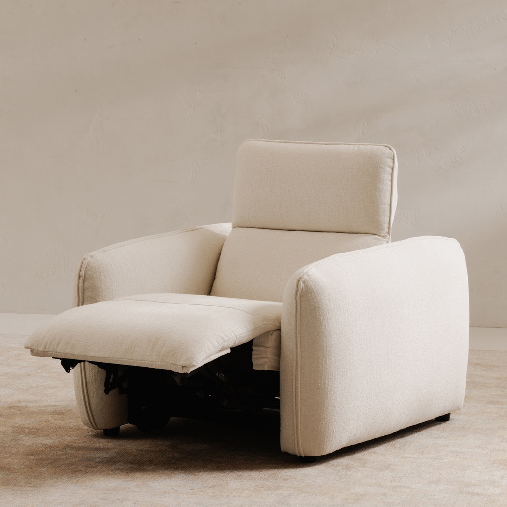Eli Power Recliner Chair Warm White - 8