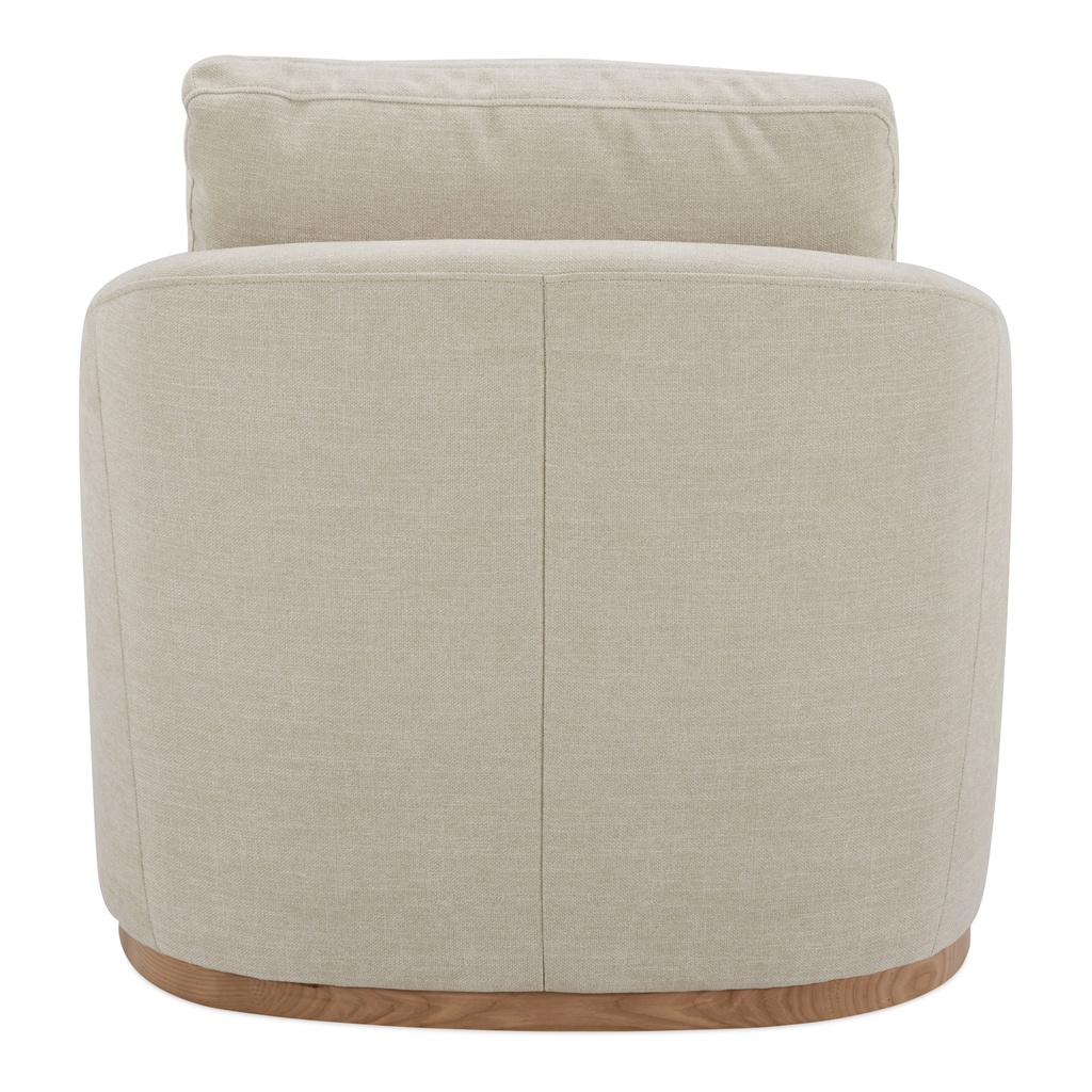 Linden Swivel Chair Soft Beige - 3