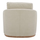 Linden Swivel Chair Soft Beige - 3
