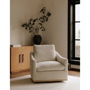 Linden Swivel Chair Soft Beige - 8