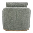 Linden Swivel Chair Slated Moss - 3