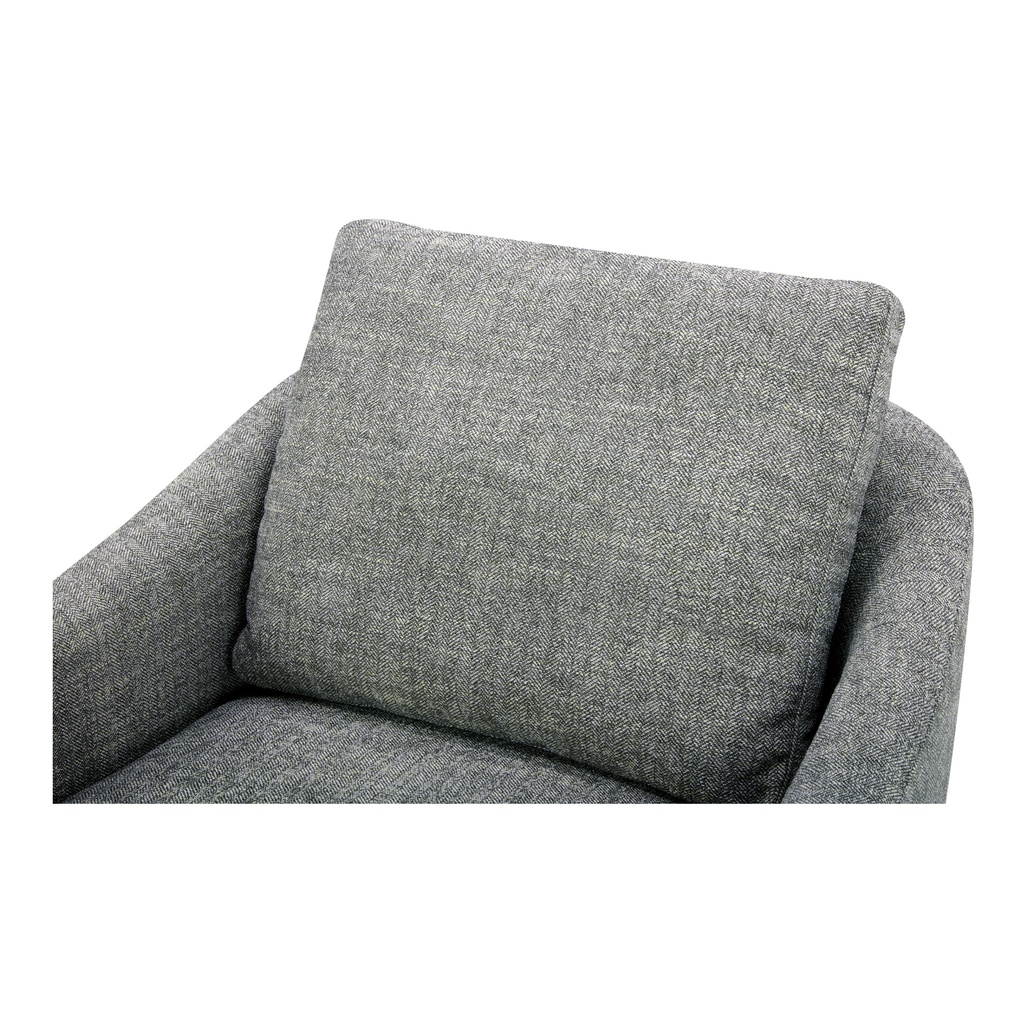 Linden Swivel Chair Slated Moss - 5