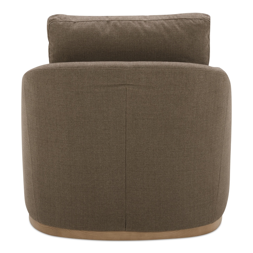 Linden Swivel Chair Soft Taupe - 3