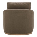 Linden Swivel Chair Soft Taupe - 3