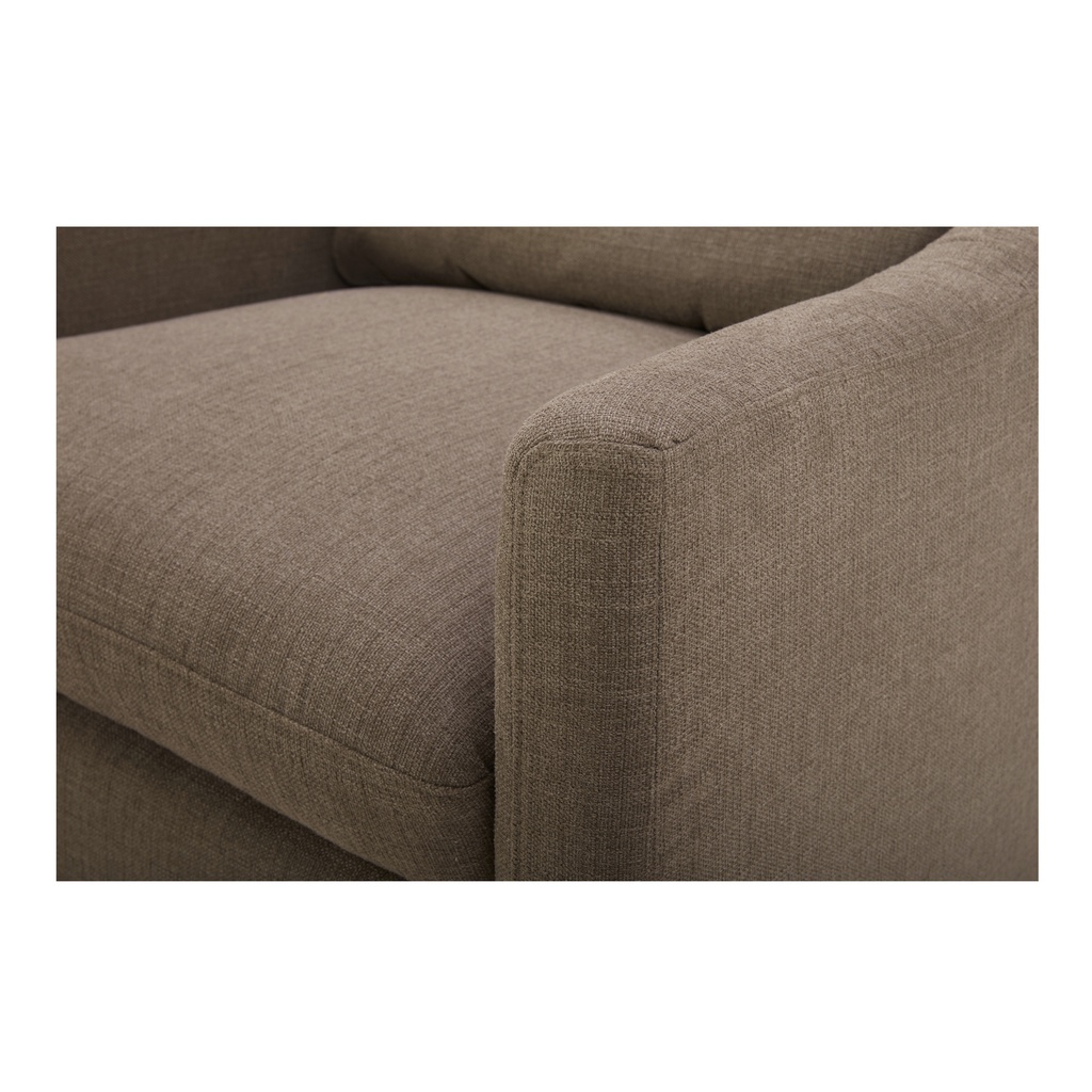 Linden Swivel Chair Soft Taupe - 4