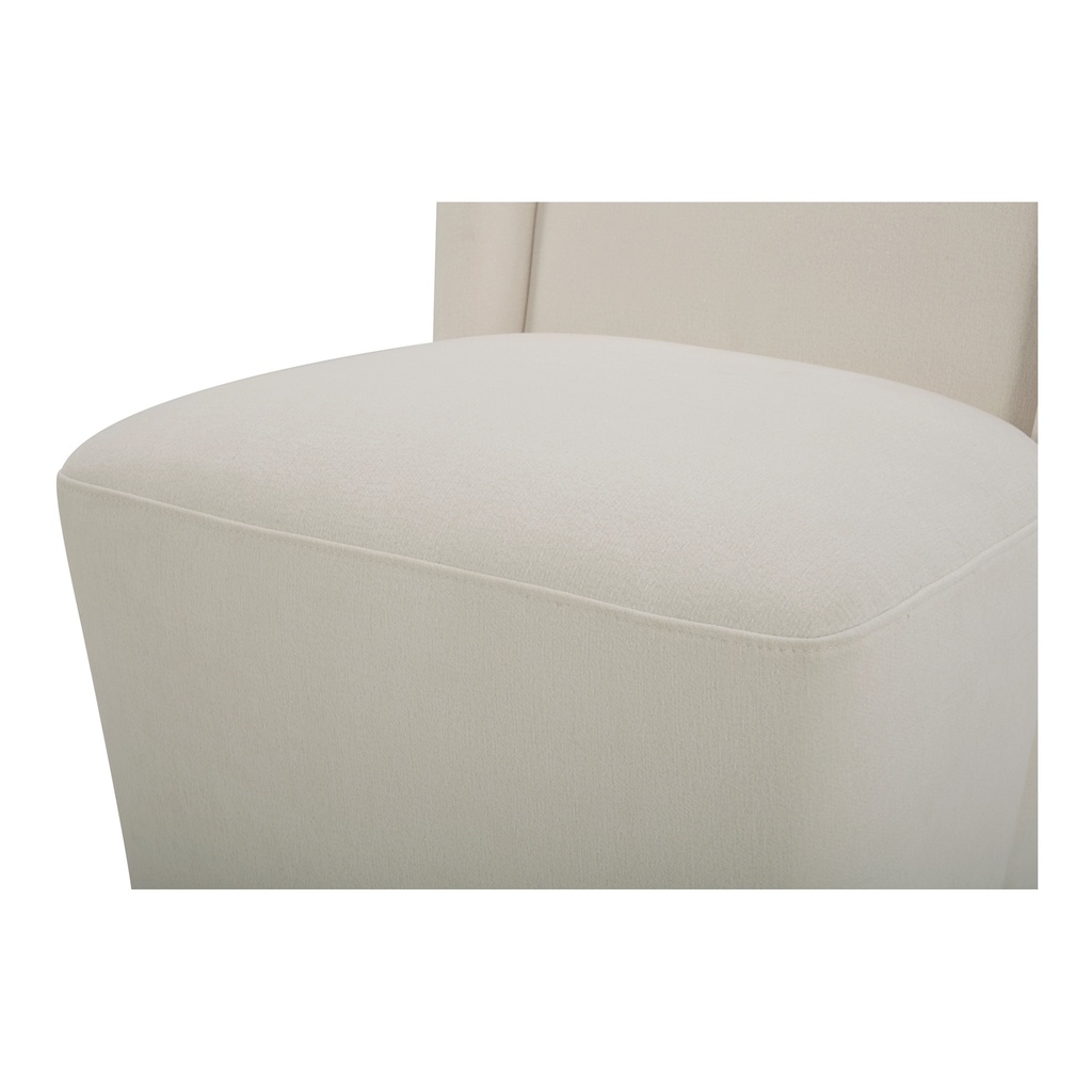 Cormac Rolling Dining Chair Cream - 1