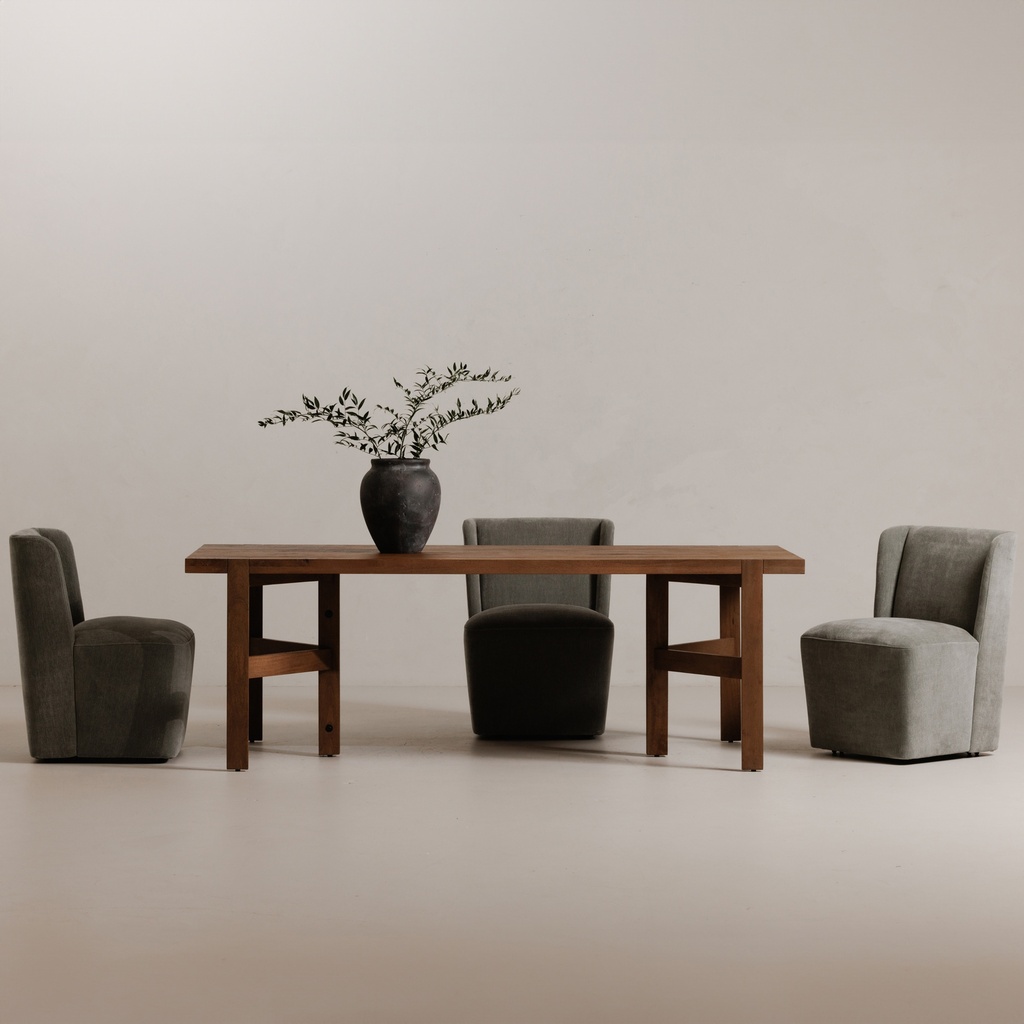 Cormac Rolling Dining Chair Slate Green - 4