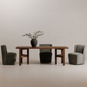 Cormac Rolling Dining Chair Slate Green - 4