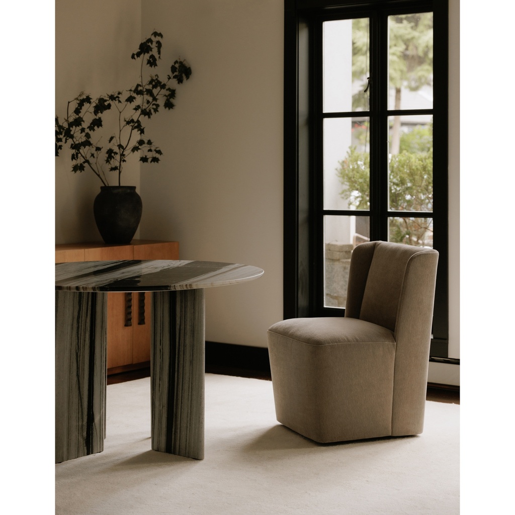 Cormac Rolling Dining Chair Warm Sand - 3