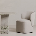 Larson Rolling Dining Chair Heather Grey - 3