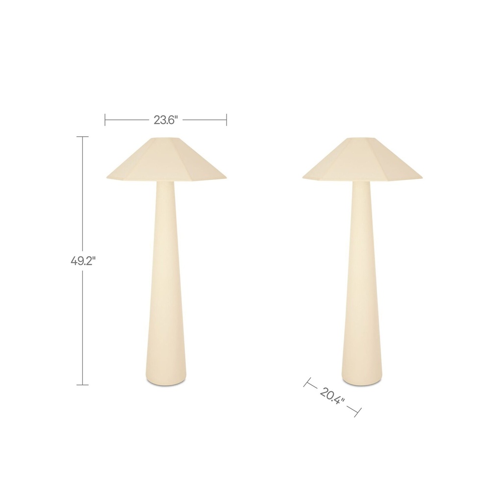 Gigi Floor Lamp Cream - 3