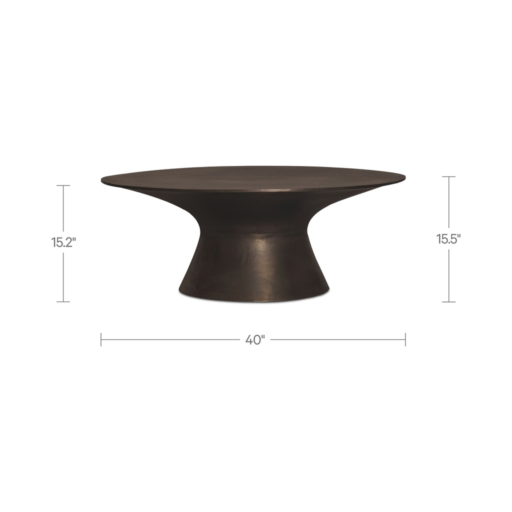 Bardo Outdoor Coffee Table Deep Bronze - 7
