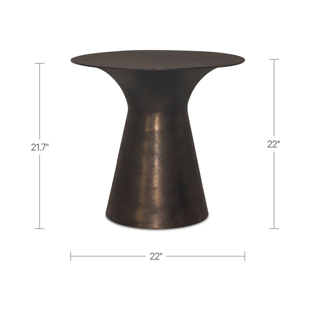 Bardo Outdoor Side Table Deep Bronze - 4