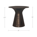 Bardo Outdoor Side Table Deep Bronze - 4