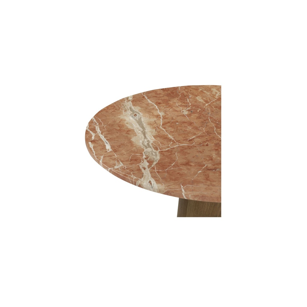 Sage Cafe Table Rosso Alicante Red Marble - 2