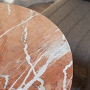 Sage Cafe Table Rosso Alicante Red Marble - 4
